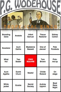 Wodehouse-Bingo-card